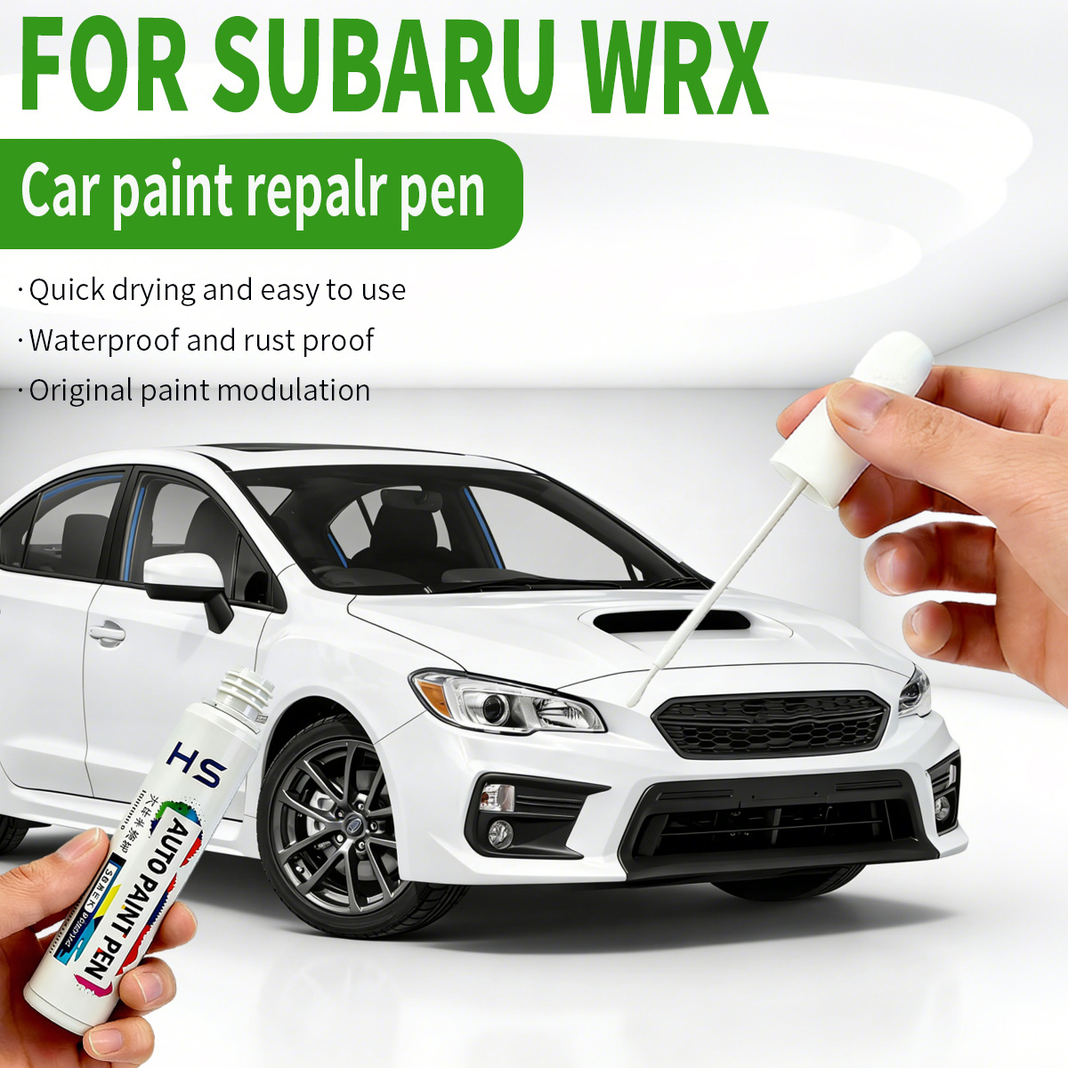 スバル WRX 用傷消し・塗装補修ペン ホワイトプラチナグレ - Paint Model Kit のレビューと価格