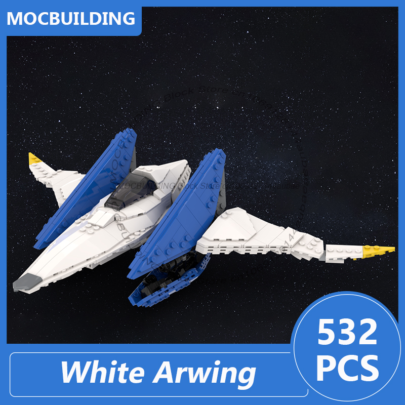 ホワイトアーウィングモデル MOC ビルディングブロック D - Model Kit Fantasy のレビューと価格