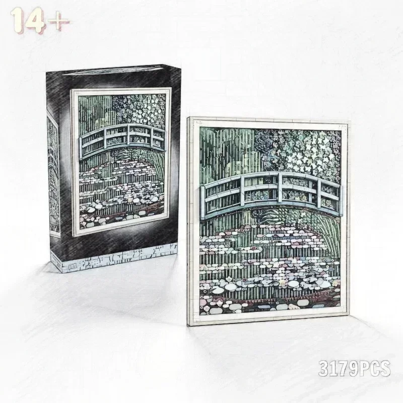 2026年版、睡蓮池とアーチ橋の壁画モデル組み立ておもちゃブ - Model Kit Fantasy のレビューと価格