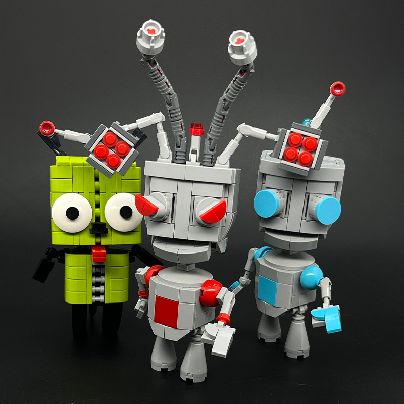 エイリアンロボット犬クリエイティブモデルビルディングブロック - Model Kit Fantasy のレビューと価格